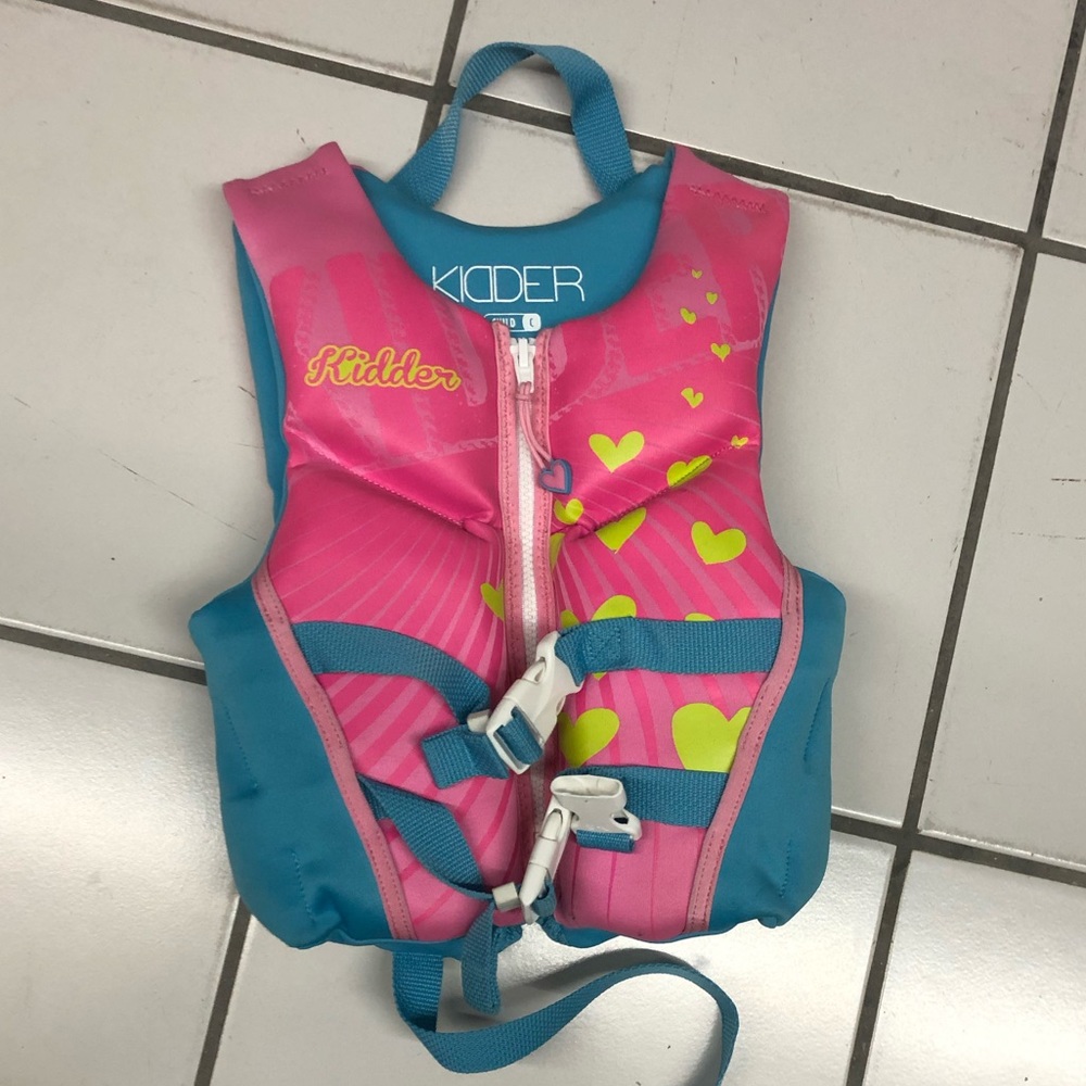 Girl PWC Life Jacket Pink